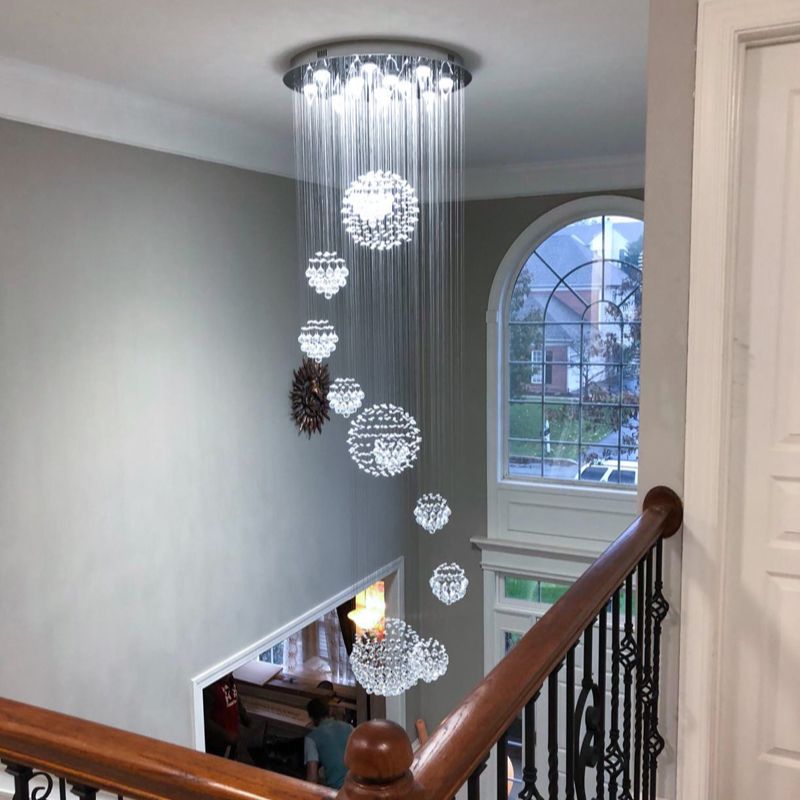 Chandelier Crystal Ball Design Lustre Large Lights Chandeliers