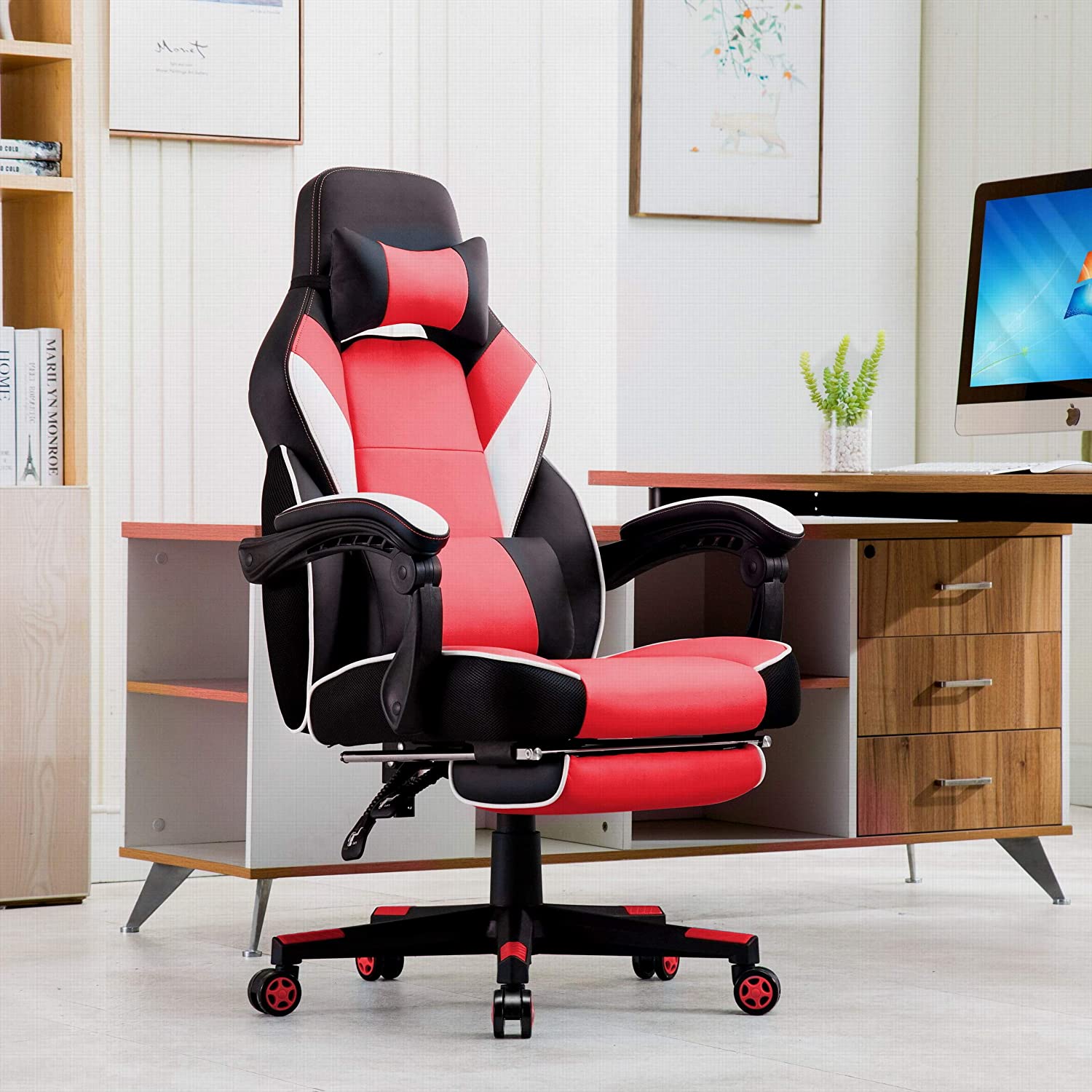 Game Chair Computer Gaming Chair With Ergonomic High Back Gamers Chairs