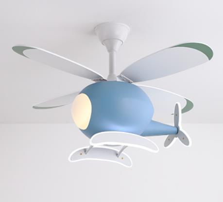 Children's Room Lighting Modern Led Pendant Light Kids Room Aircraftfan Light