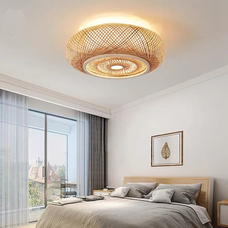 Ceiling Light Modern Bamboo Hanging Ceiling Lights