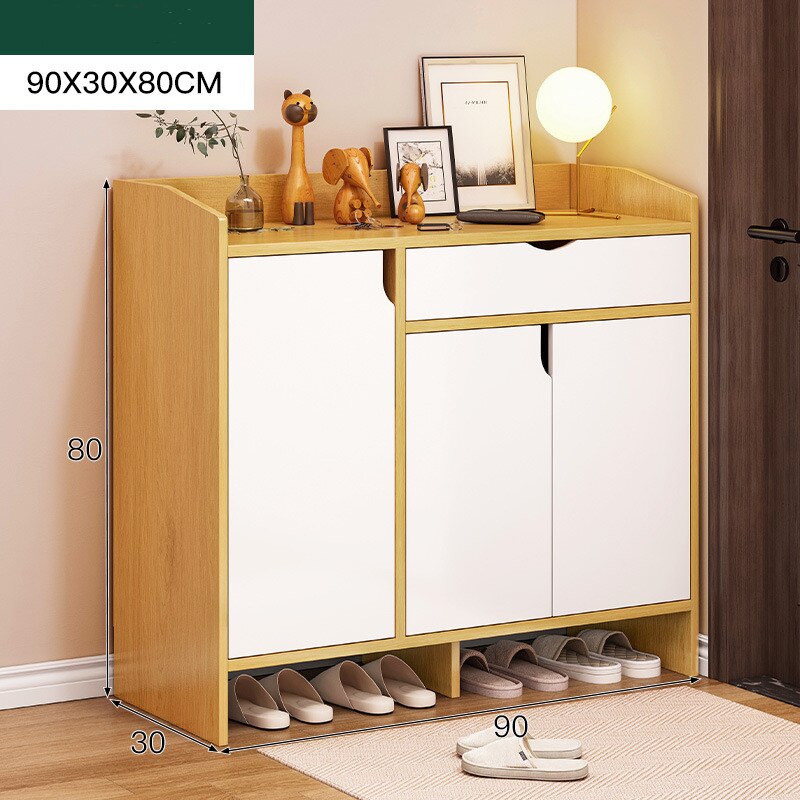 Shoe Cabinets Large Capacity Shoe Rack Solid Wood Shoe Organizer Schuhschränke Furnitures