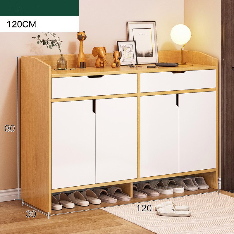 Shoe Cabinets Large Capacity Shoe Rack Solid Wood Shoe Organizer Schuhschränke Furnitures