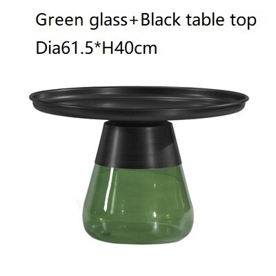 Classic Design Round Glass Couchtisch Side Table Luxury Coffee Glass Tables