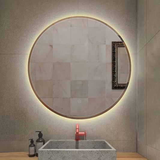 Smart Mirror LED Badezimmerspiegel Lights High Quanlity Wall Mounted Lighted Smart Round Bathroom Mirror