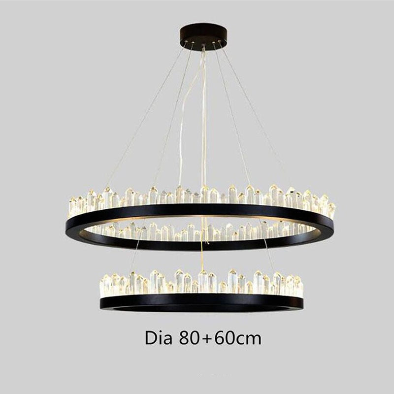 Pendant Light Manggic Modern Crystal Hanging LED Nordic Light Leuchter