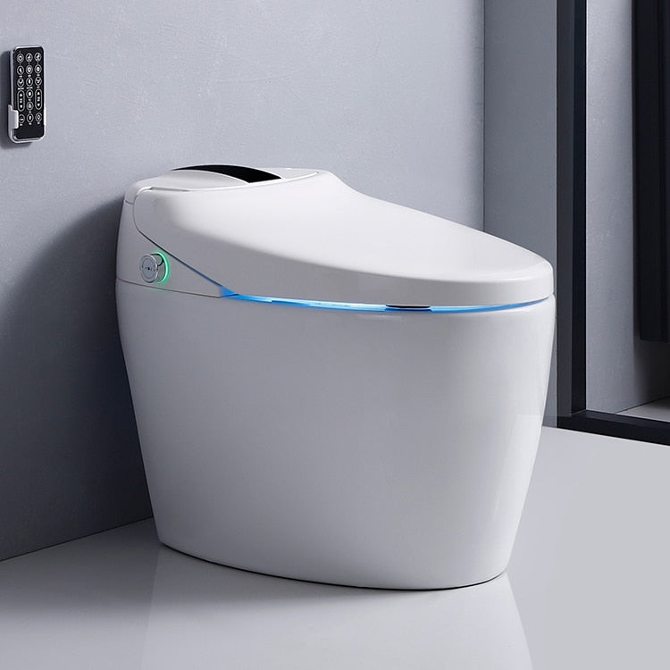 Bathroom Toilet S-trap Automatic Opening Cover Intelligent WC Remote Controlled Smart Toilette Bidet