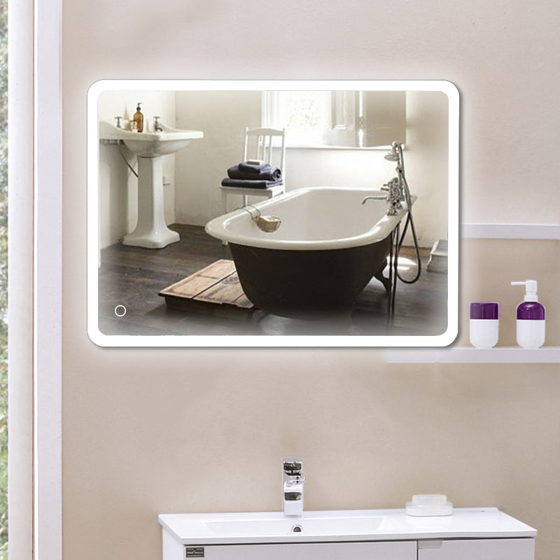 Smart Mirror LED Badezimmerspiegel Copper-free Mercury Bathroom Mirror LCD Lights Aluminum Frame  Mirrors