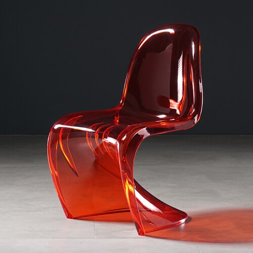 Panton Chair Creative Acrylic Dining Ghost Chair Diningroom Furniture Panton Chairs