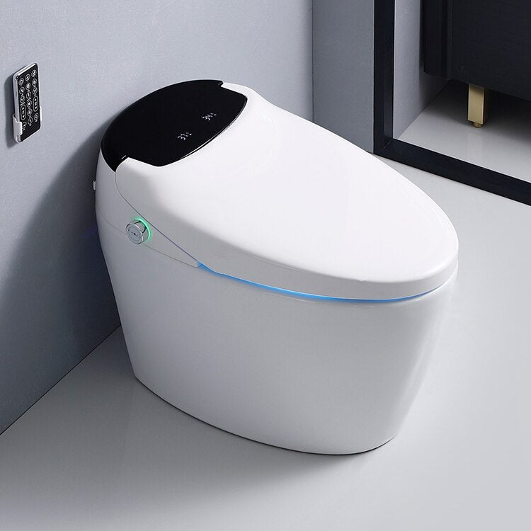 Bathroom Toilet S-trap Intelligent Floor Mounted WC Remote Controlled Smart Bidet Toilette