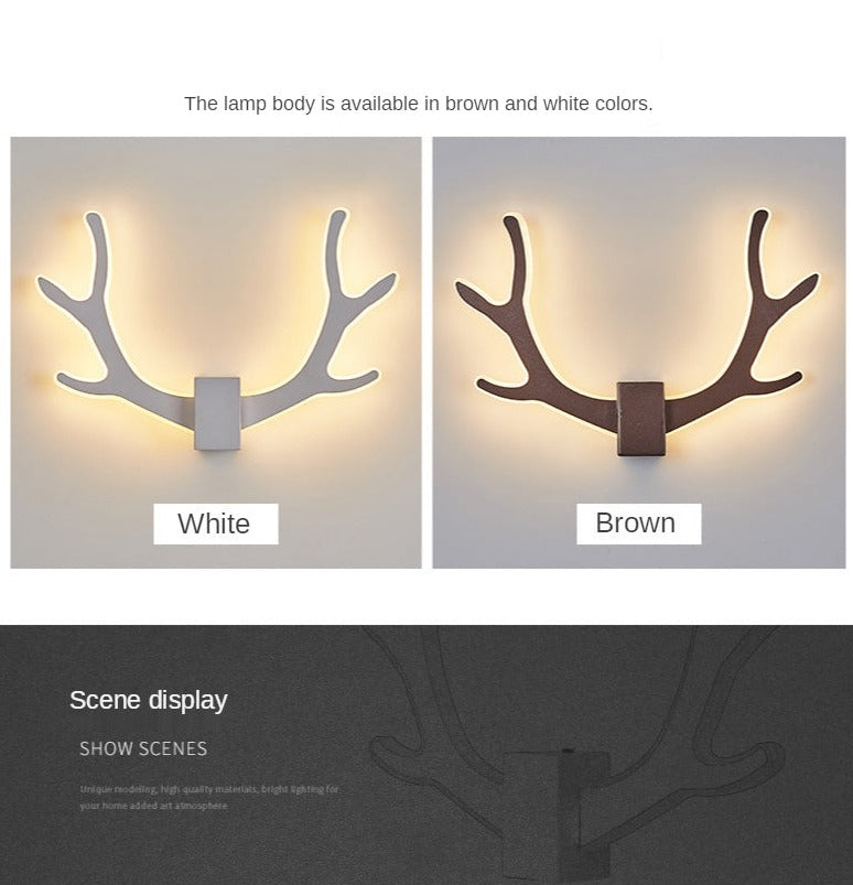 Wall Lamps Modern Nordic Indoor Led Antler Sconce Wall Lights