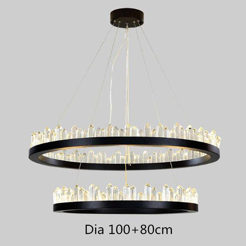 Pendant Light Manggic Modern Crystal Hanging LED Nordic Light Leuchter