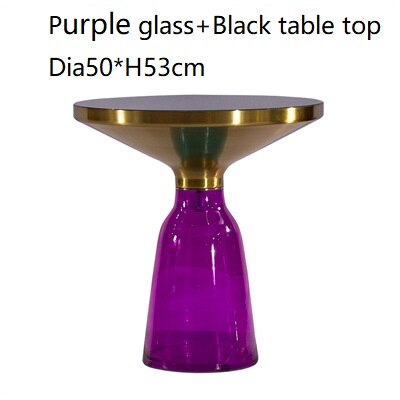 Classic Design Round Glass Couchtisch Side Table Luxury Coffee Glass Tables