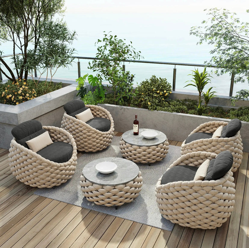 Outdoor Furniture New Fabric Sofa Set Outdoor Garden Furniture Sets