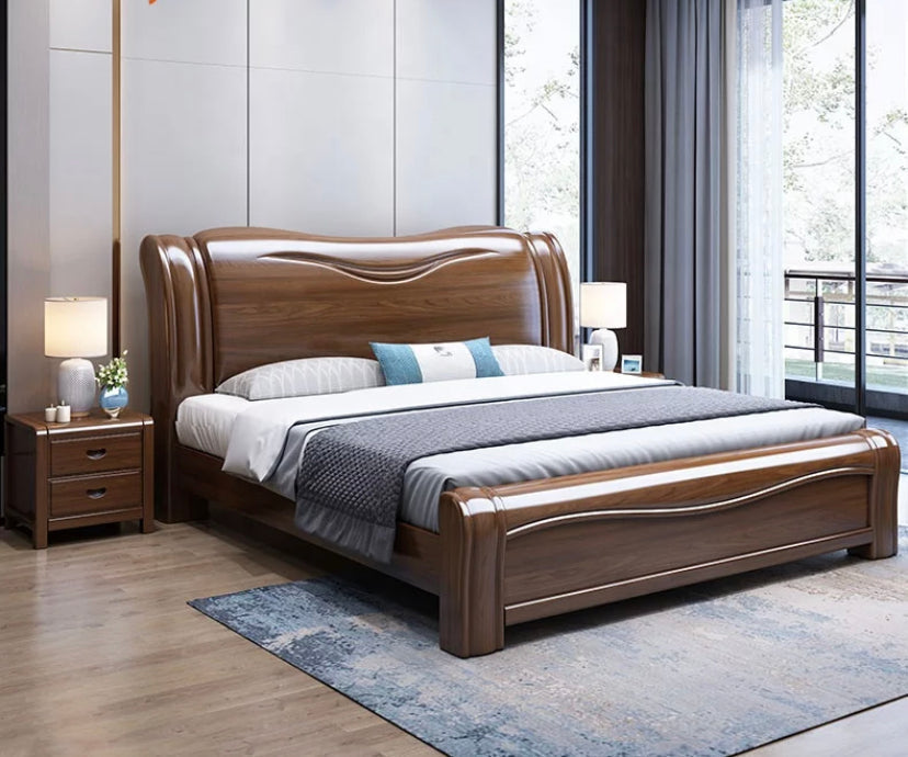 Wooden Beds Solid Wood Betten Bedroom Sets Queen And King Size Beds