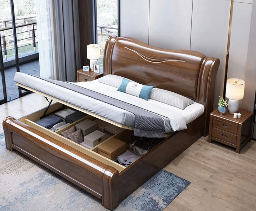 Wooden Beds Solid Wood Betten Bedroom Sets Queen And King Size Beds