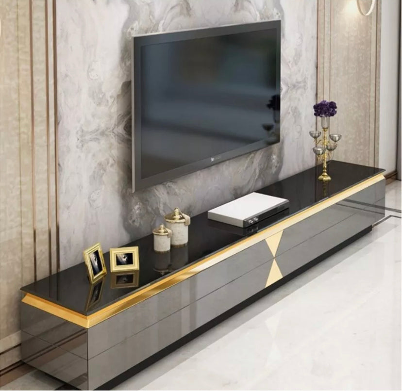 TV Lowboards And Coffee Table With Drawer Living Room Furniture Fernsehtisch Sets Luxury TV Unit Cabinets 