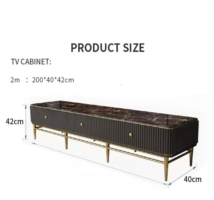 TV Lowboards Light Luxury TV Stand Set Modern Fernsehtisch Minimalist Design TV Cabinets