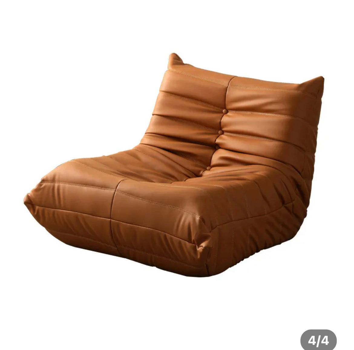 Home Furniture  Living Room Italian Leather Chair Sofa Cushion Recliner Suitable Leisure Sofa