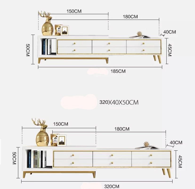 TV Stand Sets Modern Sectional TV Lowboards And Gloss Coffee Table Set Living Room Fernsehtisch Set