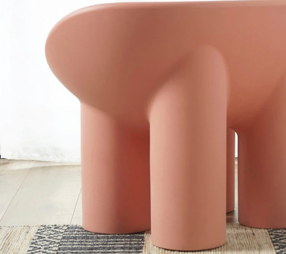 Stool Chair Modern Design PE Plastic Elephant Roly Poly Lounge Chairs