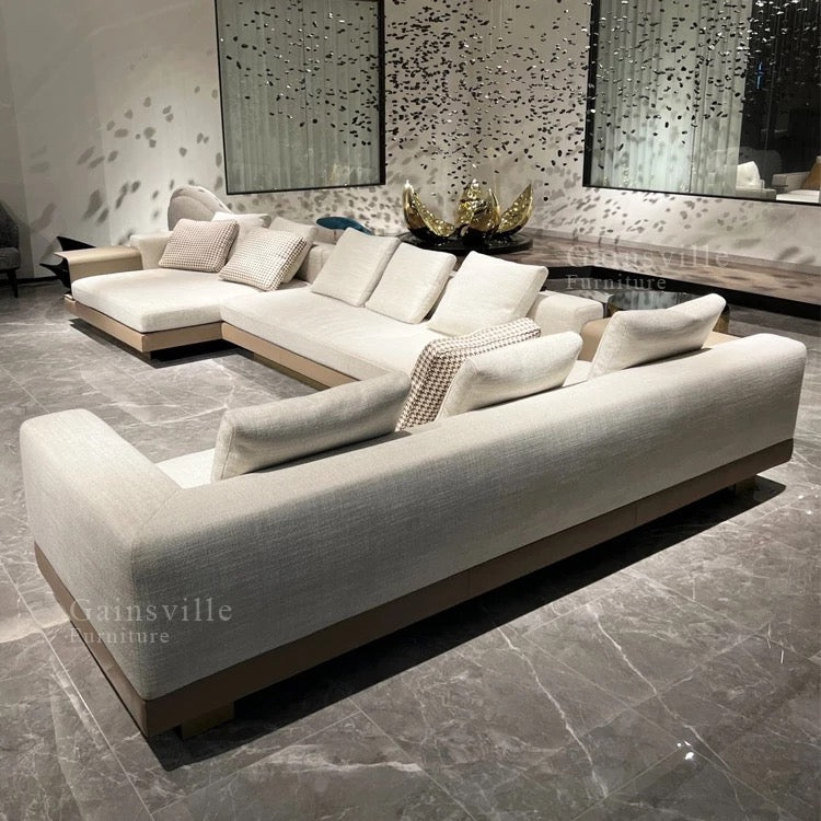 Italian Design Sofa Set L Shape Luxury Sectional Couch Living Room Sofas