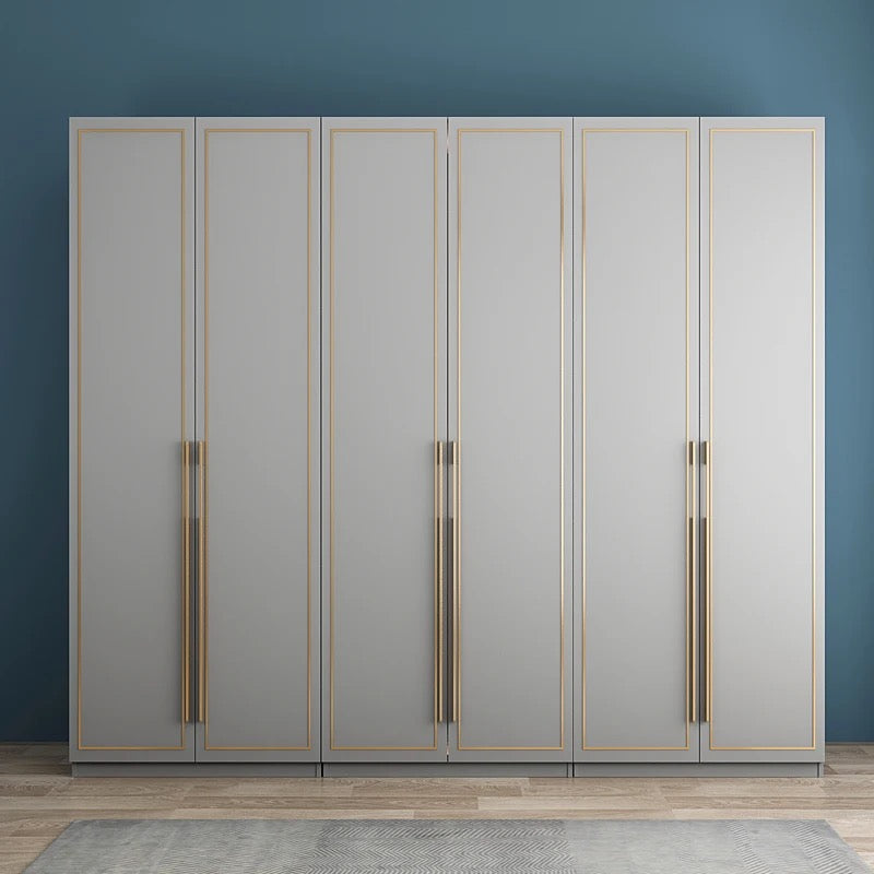 Wardrobe Bedroom Wooden Combination Wall Luxury Storage Wardrobe