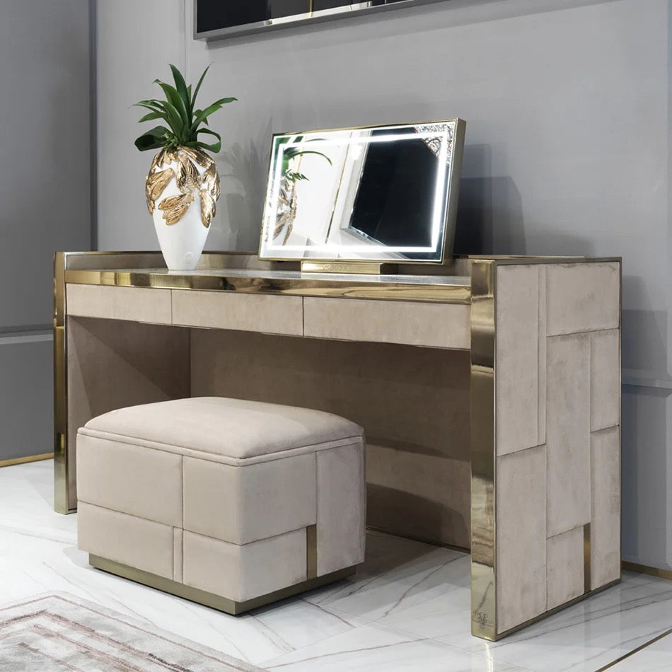 Dressing Table Modern Bedroom Furniture Marble Makeup Table Luxury Drawer Schminktisch