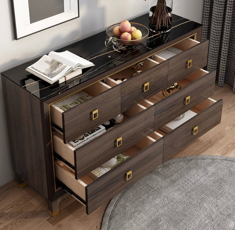 Luxury Cabinets Modern Solid Wood Chest of Drawers Kabinett Living Room Cabinet