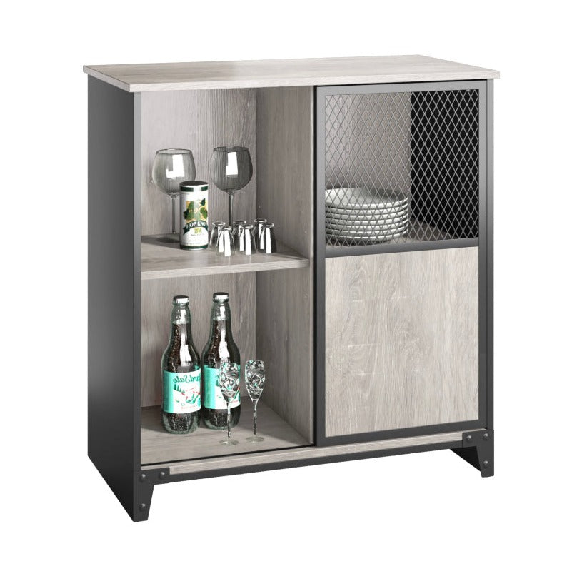 Buffets & Sideboards Mini Cabinet Sliding Barn Door Modern Wine Sideboard Anrichten