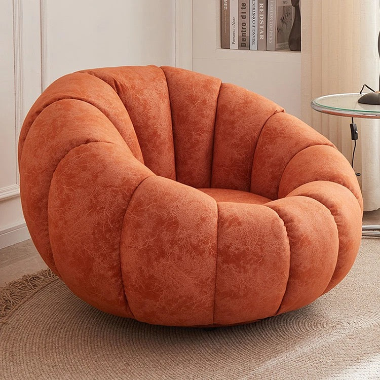 Luxury Pumpkin Sofa Single Comfort Level Summer Chair & Sofa Cushions