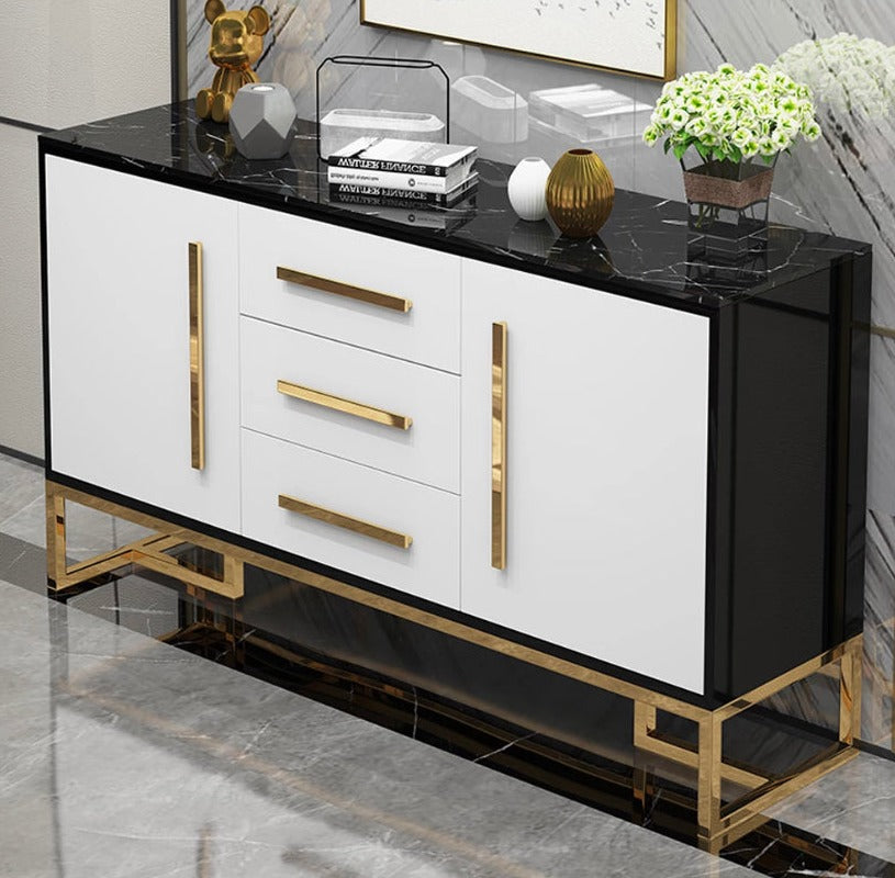 Buffet Home Furniture Marble Top Sideboards Cabinet Modern Büffets Anrichten