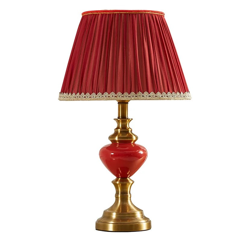 Floor Lamps Ceramic Red Festive Atmosphere Lamps