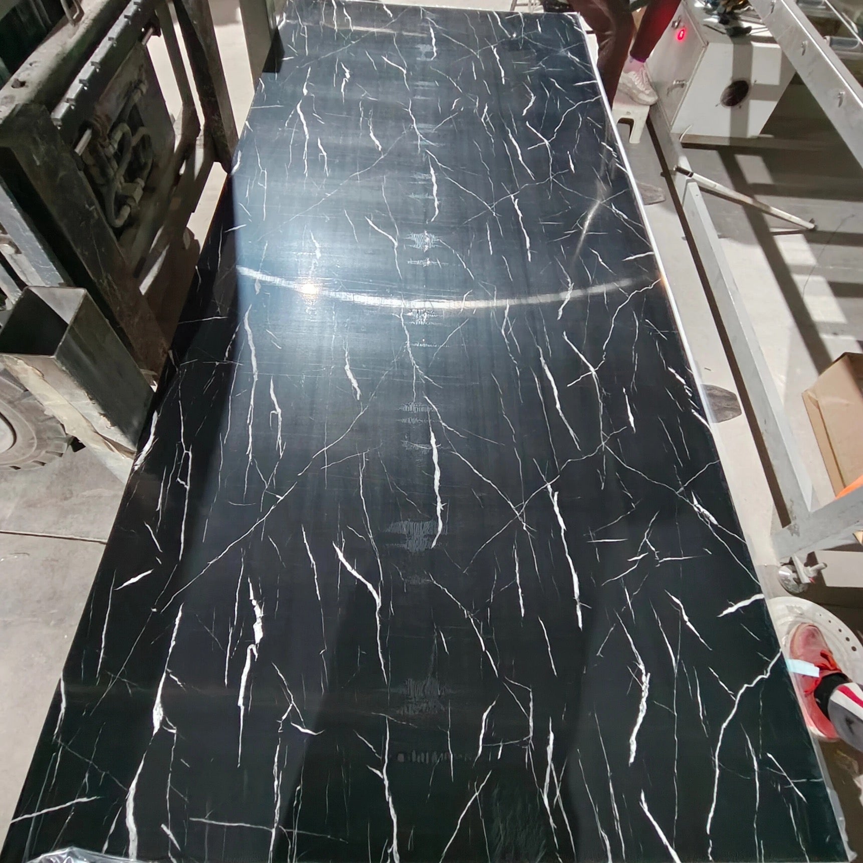 Wall Panel Faux Flexible Marble Sheet Decorative PVC UV Marble Sheet Easy To Install Wall Panels