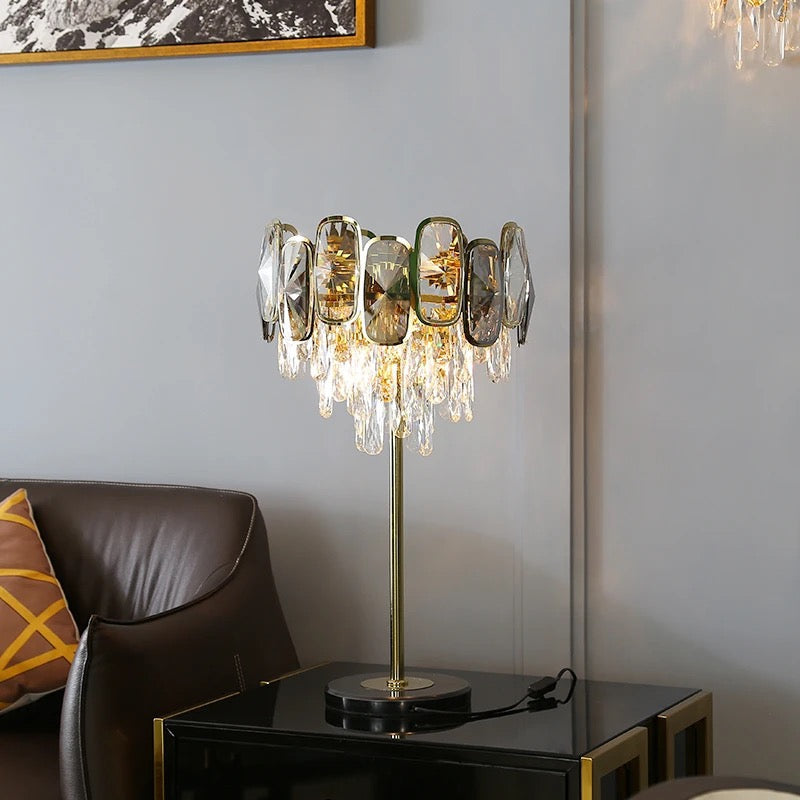 Wall Lamp Indoor Fancy Gold Crystal Lights Modern Design Wall Lamps