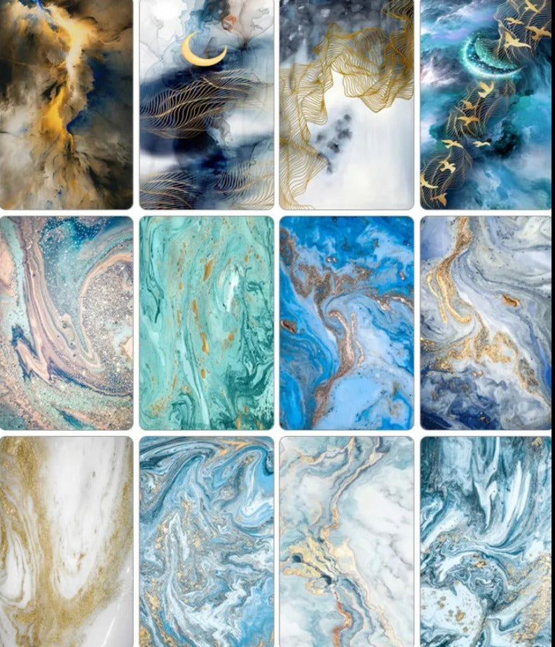 Wall Panel Faux Flexible Marble Sheet Decorative PVC UV Marble Sheet Easy To Install Wall Panels