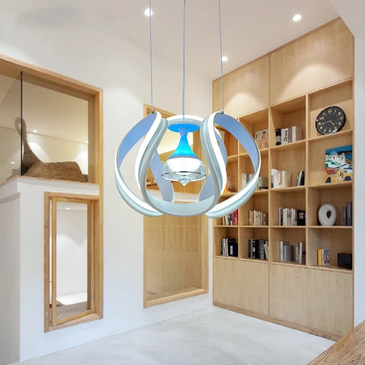 Pendant Light New Hanging Aluminum LED 125W Three-Color Light Adjustment Pendant Lamps