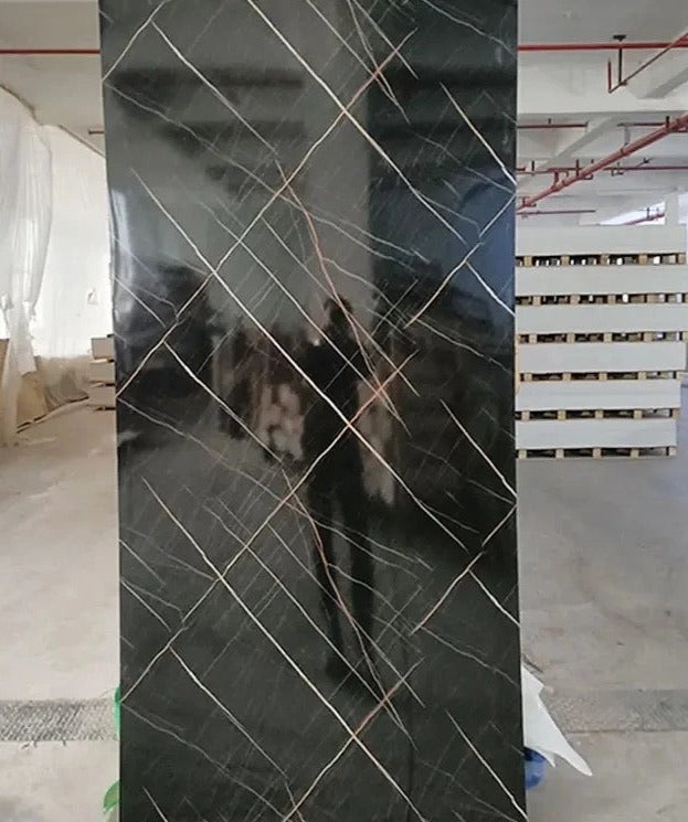 Wall Panel High Glossy Easy To Install PVC Marble Sheet Interior Decor Wall Panels