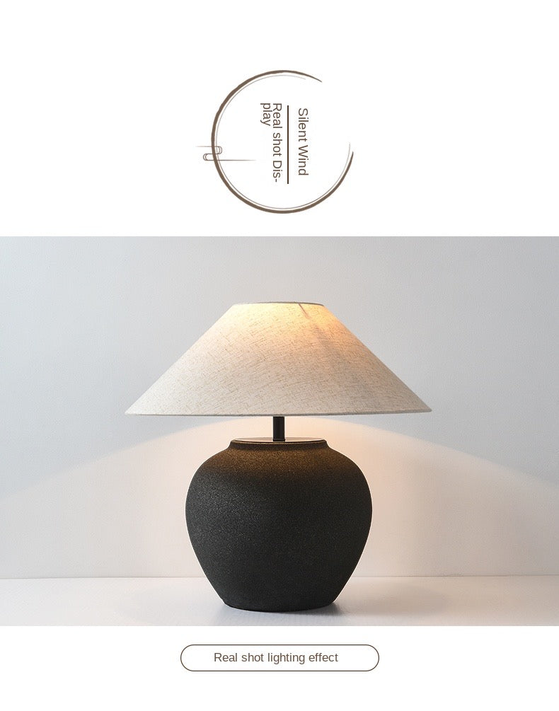 Table Lamp Bedroom Bedside Japanese Retro Ornaments Decorative Art Table Lamp