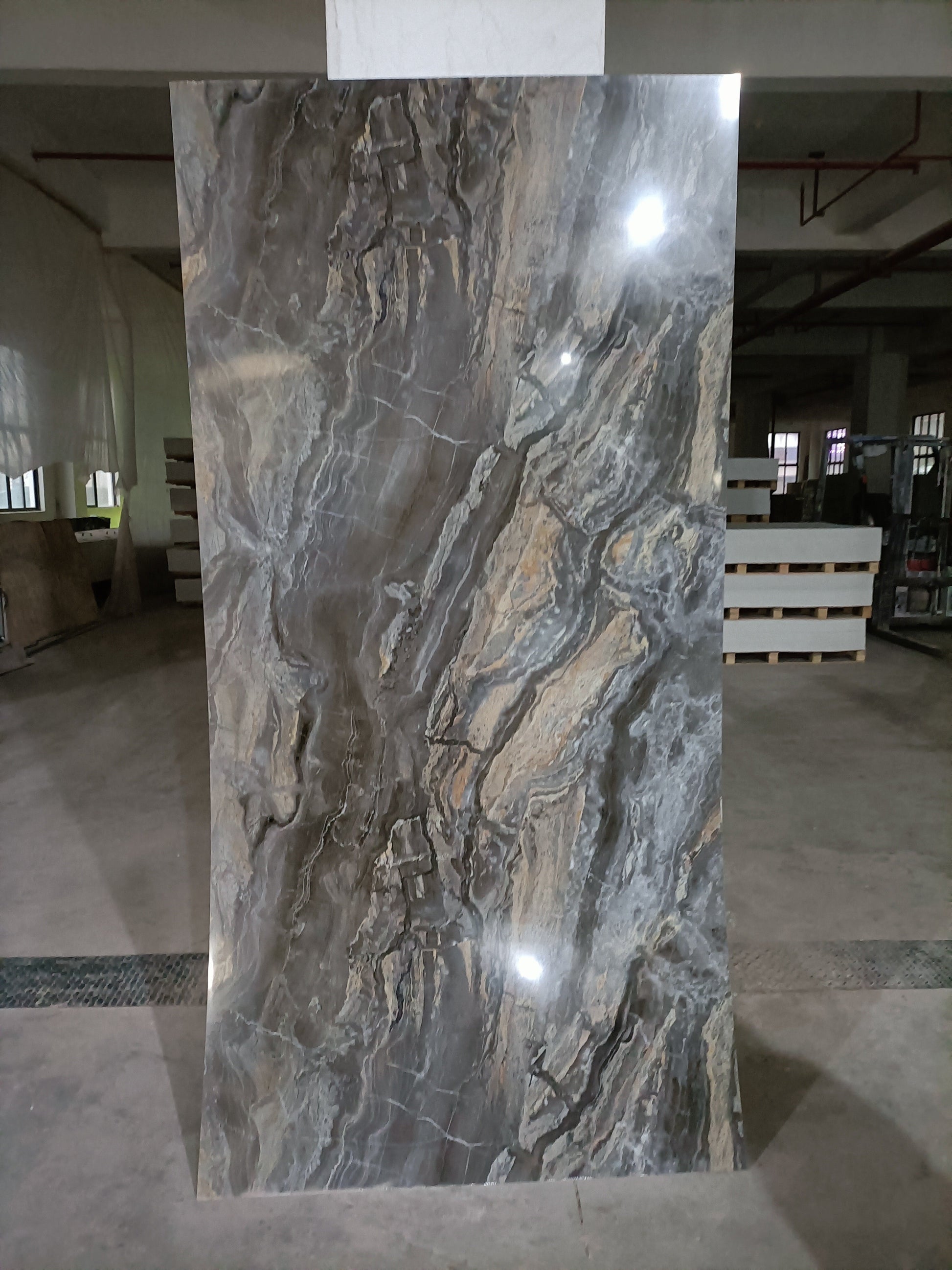 Wall Panel High Glossy Easy To Install PVC Marble Sheet Interior Decor Wall Panels