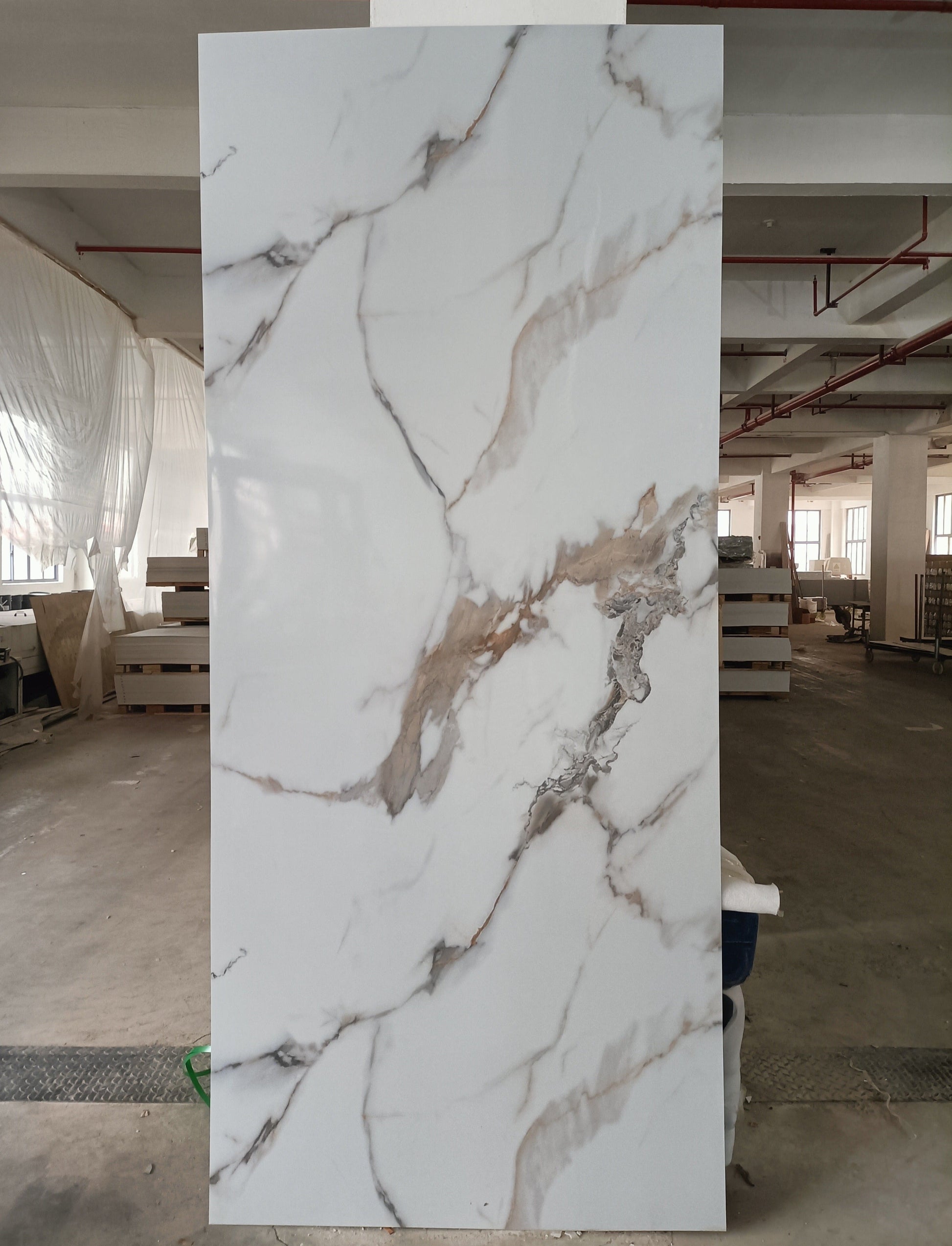 Wall Panel High Glossy Easy To Install PVC Marble Sheet Interior Decor Wall Panels