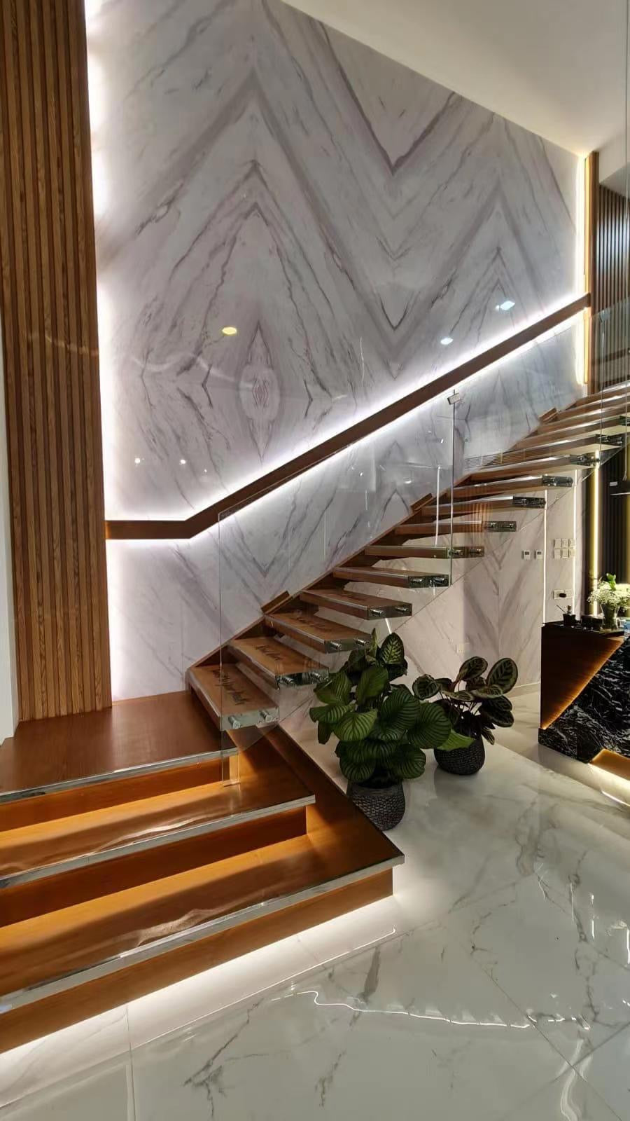 Wall Panel High Glossy 3D Printing Marble Sheet Uv Coating Pvc Easy To Install Decorative Wall Panels