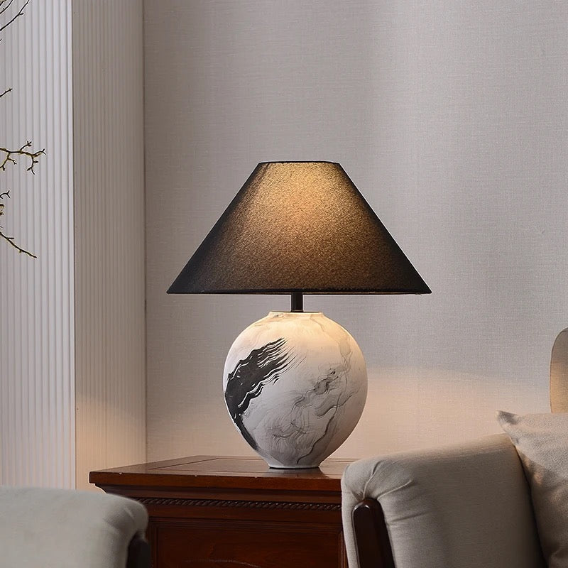 Table Lamp Deesigner Living Room Bedroom Lights Pottery Pot Ceramic Table Lamps