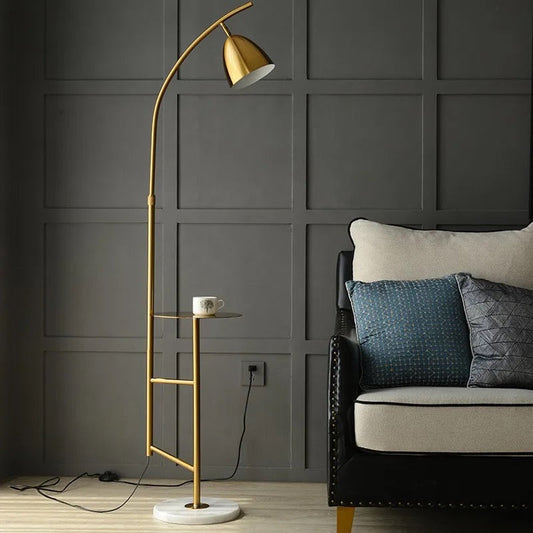 Floor Lamp Modern Design Marble Tabletop Standing Floor Lamps