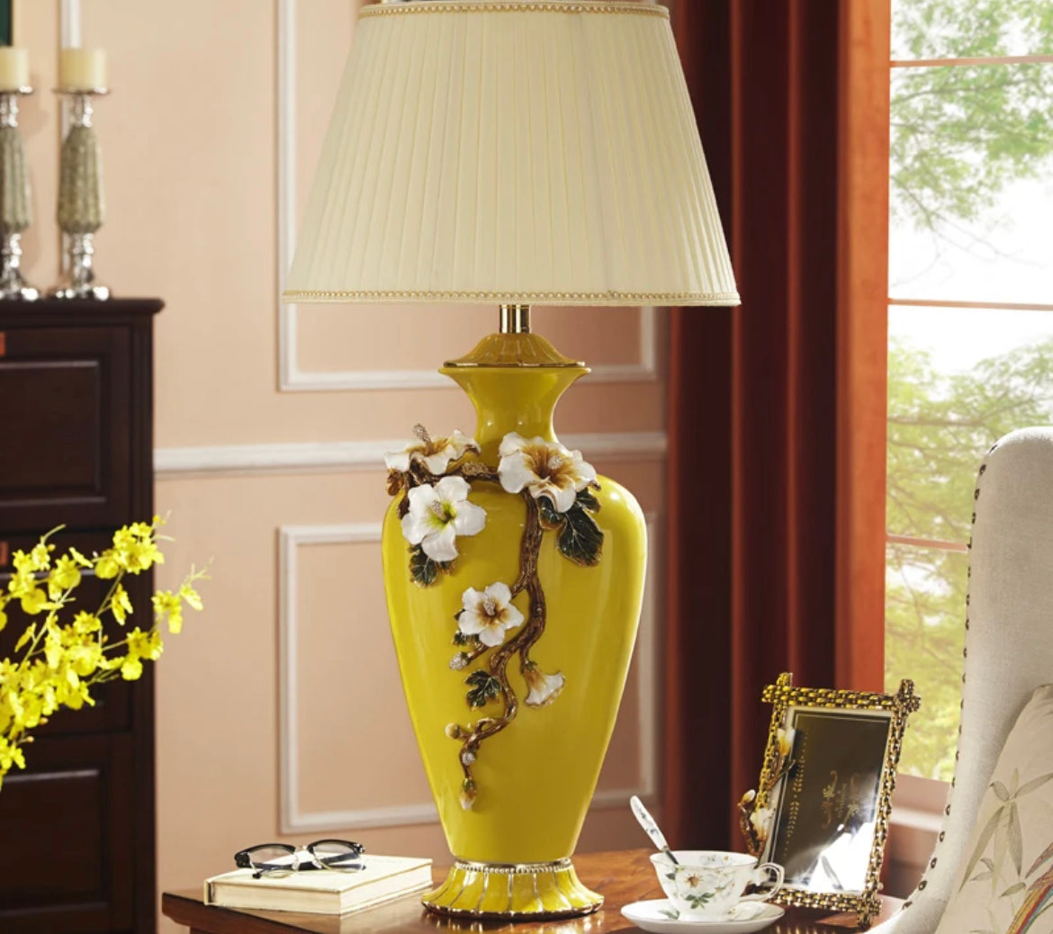 Table Lamp Designer Decorative Shades Ceramic Enamel Vintage Table Lamps 