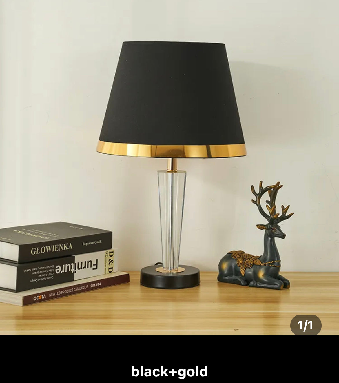 Table Lamp Durable Crystal Switch Touch Luxury Design Table Lamps