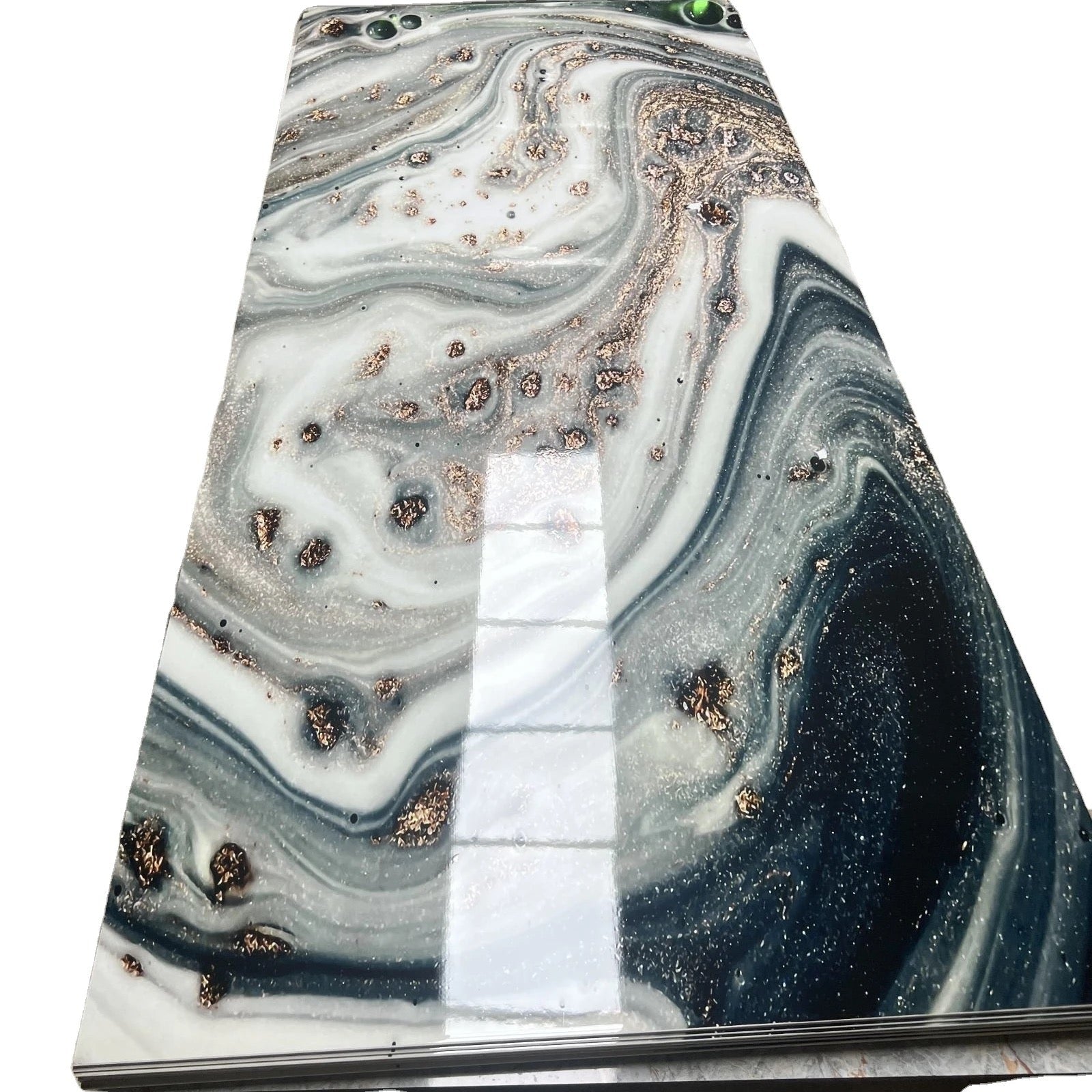 Wall Panel Indoor Artificial Marble Panel PVC Easy To Install Decoration Panel