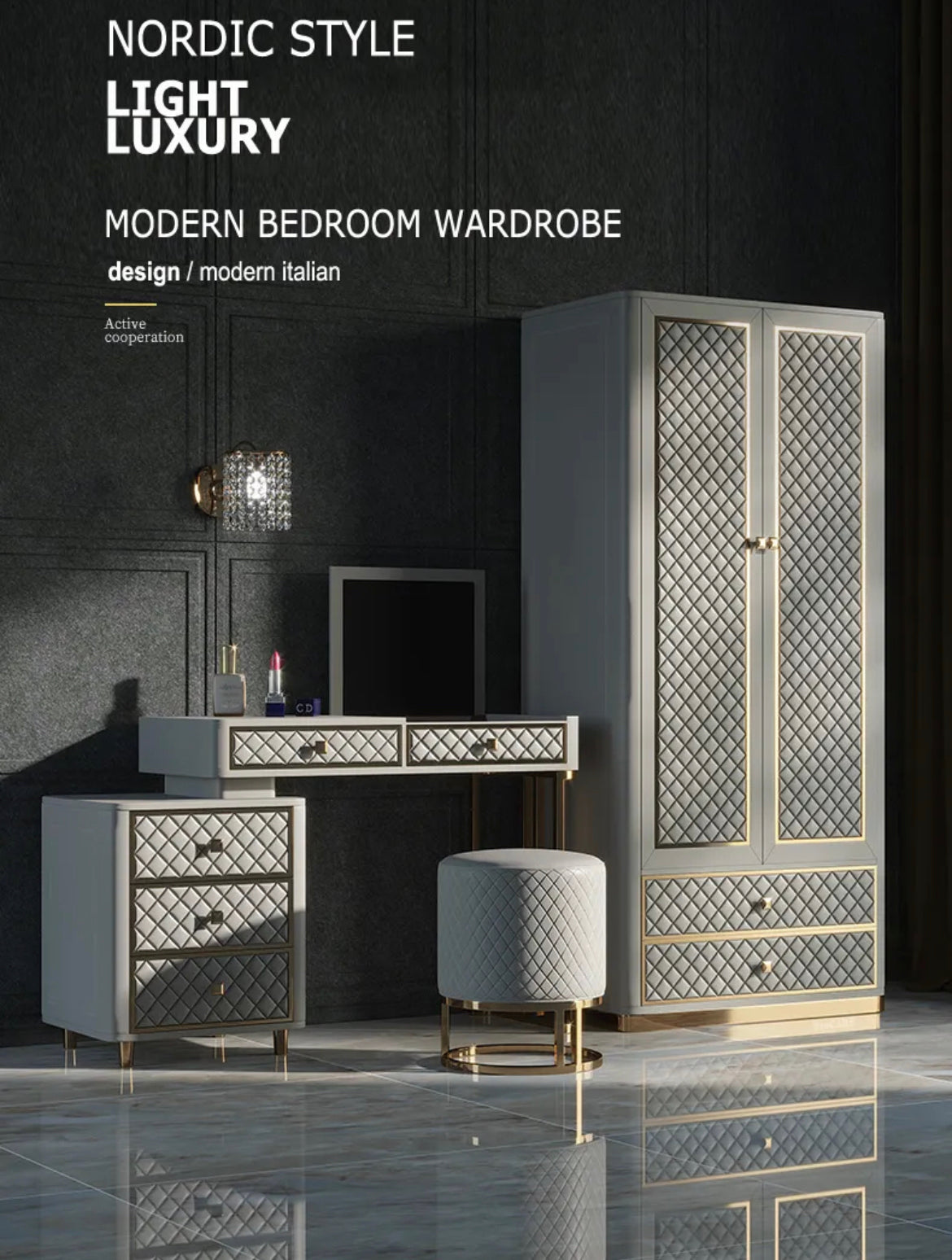 Wardrobe Modern Luxury Style Bedroom Furniture Italian Design Wardrobes