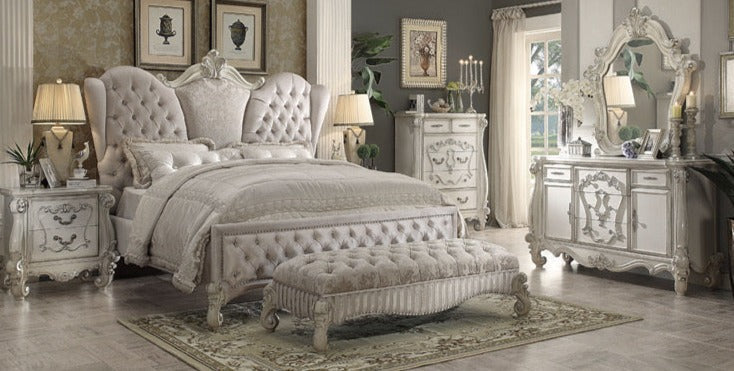 Double Bed American Luxury Master Bedroom Furniture High End Baroque Design Bedroom Sets