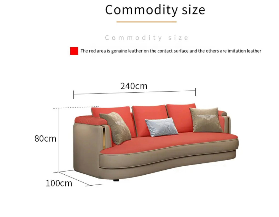 3+2+1 Seater Sofa Set Luxury Chesterfield Style Italian Design Curved Living Room Modular Sofas