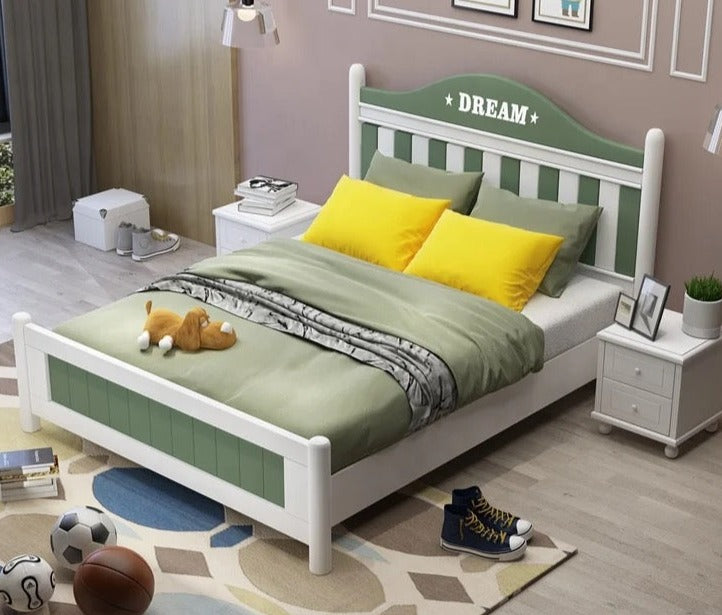 Kids Bed Modern Bedroom Furniture Set Frame Room Single Children Bed